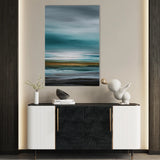 Abstract 2086 Canvas Art 60 x 40 cm / Black