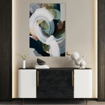 Abstract 2088 Canvas Art 60 x 40 cm / Black