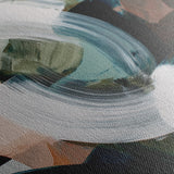 Abstract 2088 Canvas Art 60 x 40 cm / Black