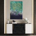 Abstract 209 Canvas Art 60 x 40 cm / Black