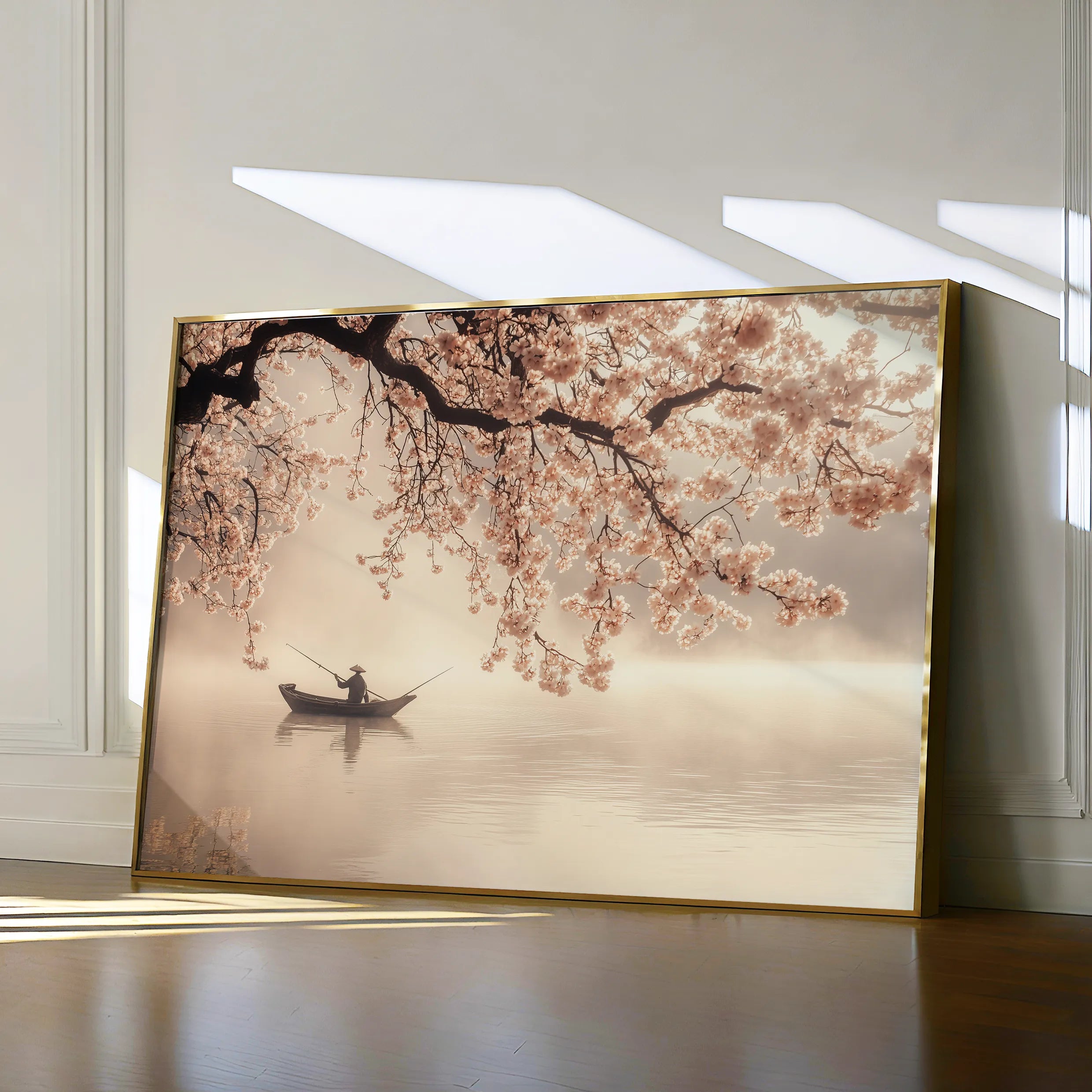 Landscape 209 Canvas Art 60 x 40 cm / Black