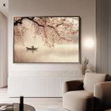 Landscape 209 Canvas Art 60 x 40 cm / Black