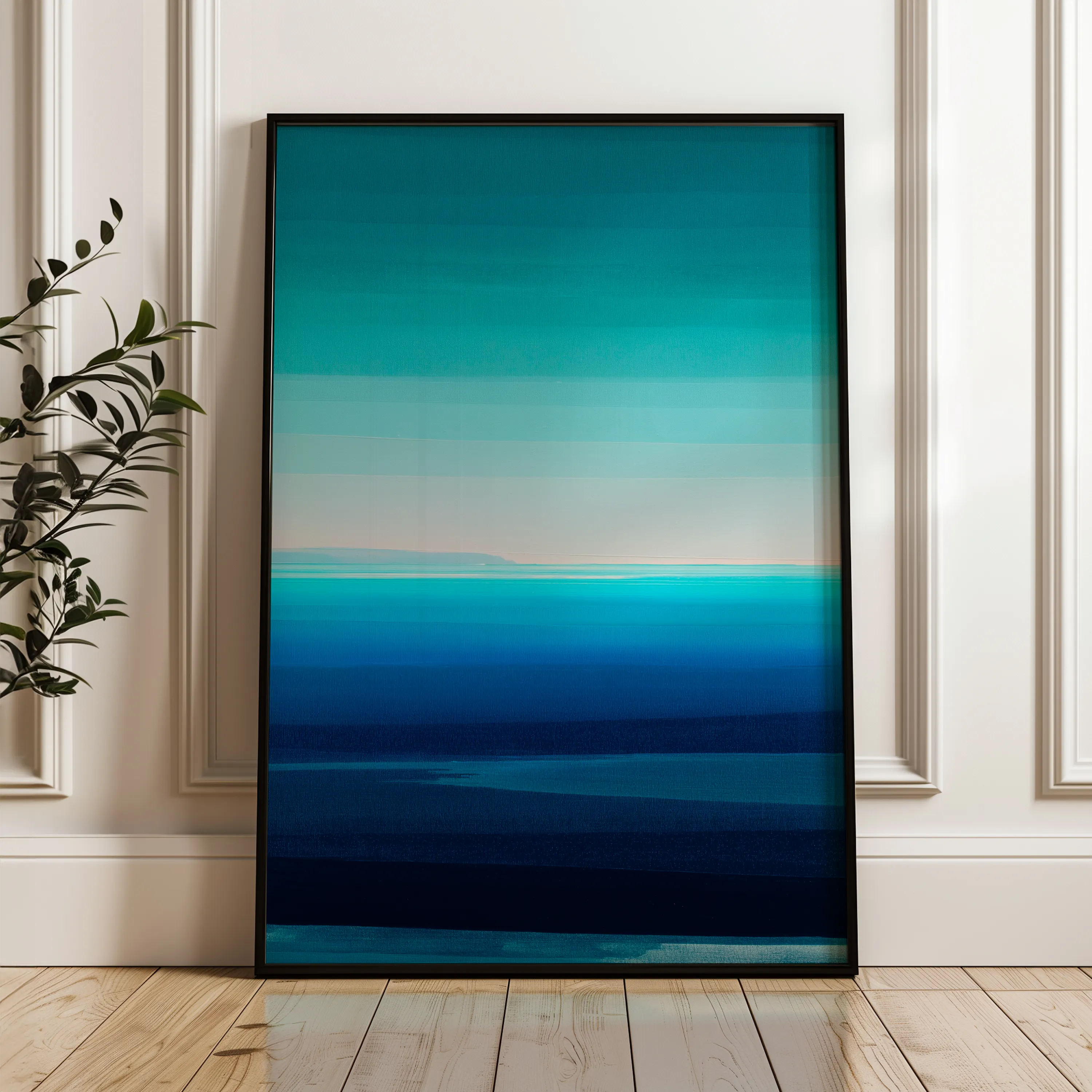 Abstract 2090 Canvas Art 60 x 40 cm / Black