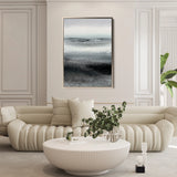 Abstract 2091 Canvas Art 60 x 40 cm / Black