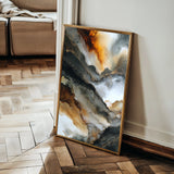 Abstract 2096 Canvas Art 60 x 40 cm / Black