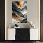 Abstract 2096 Canvas Art 60 x 40 cm / Black