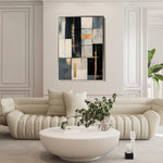 Abstract 2098 Canvas Art 60 x 40 cm / Black