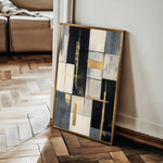Abstract 2098 Canvas Art 60 x 40 cm / Black