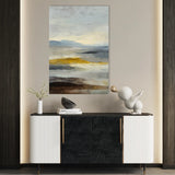Abstract 2099 Canvas Art 60 x 40 cm / Black
