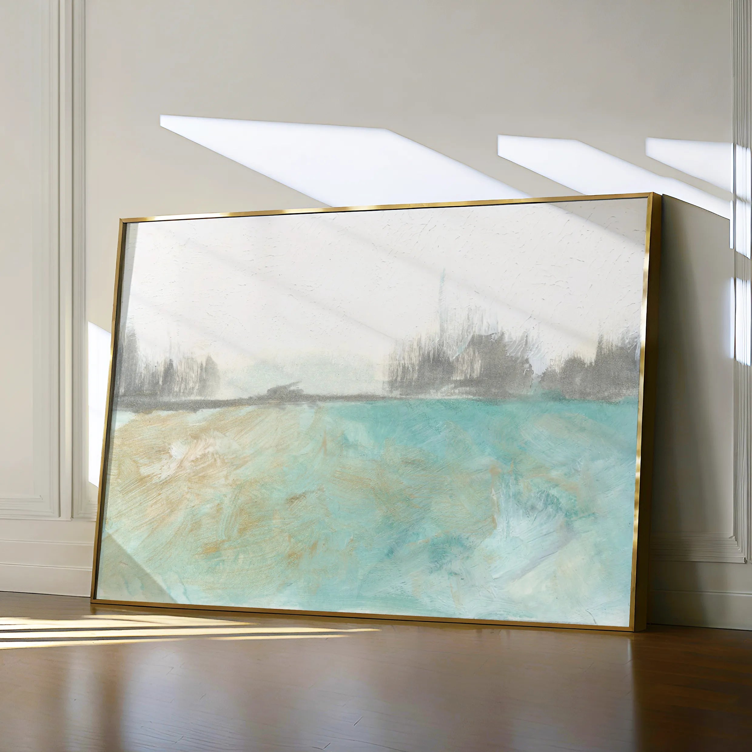 Abstract 210 Canvas Art 60 x 40 cm / Black