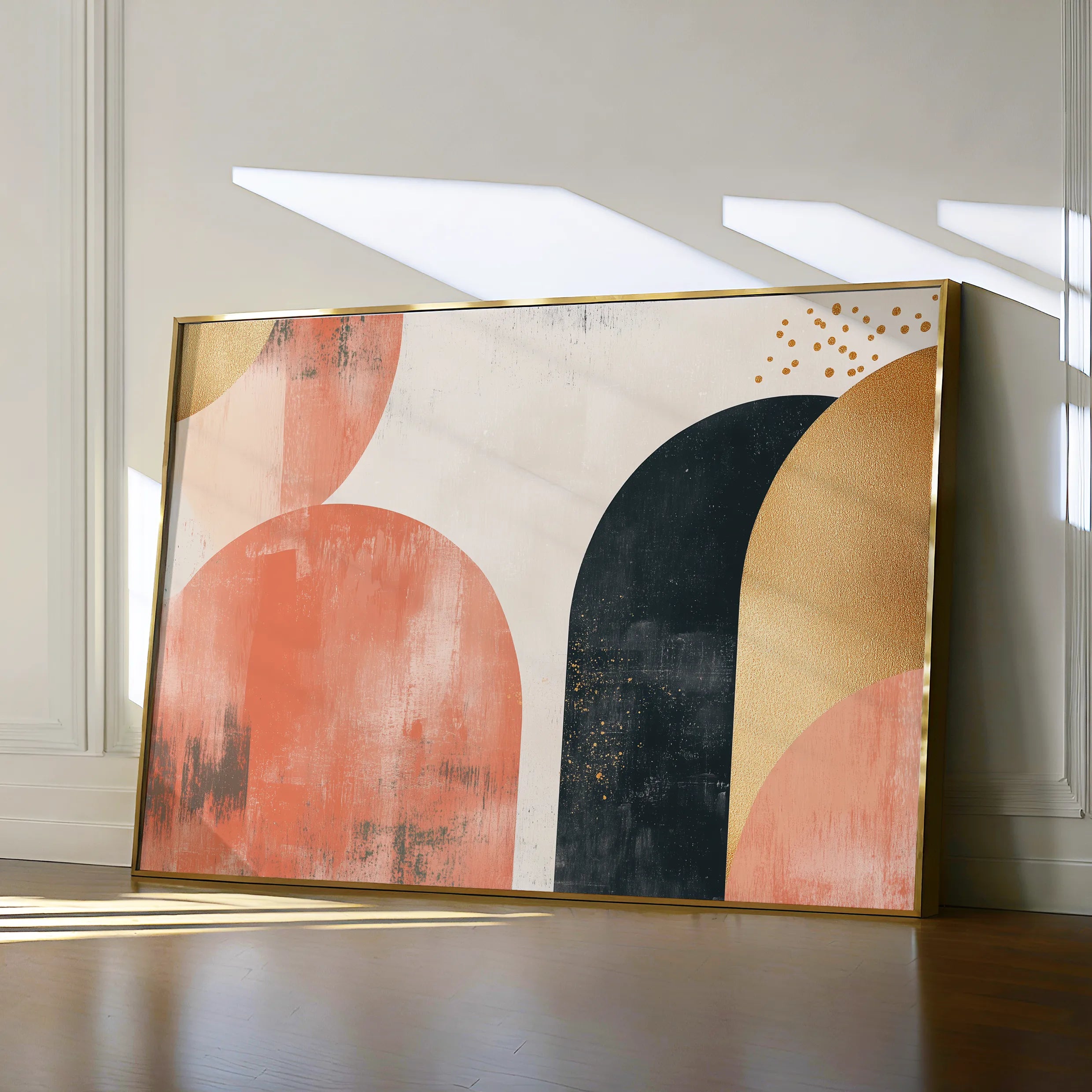 Boho 210 Canvas Art 60 x 40 cm / Black