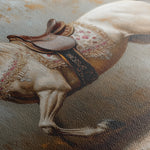 Horses 210 Canvas Art 60 x 40 cm / Black