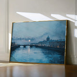 Landscape 210 Canvas Art 60 x 40 cm / Black