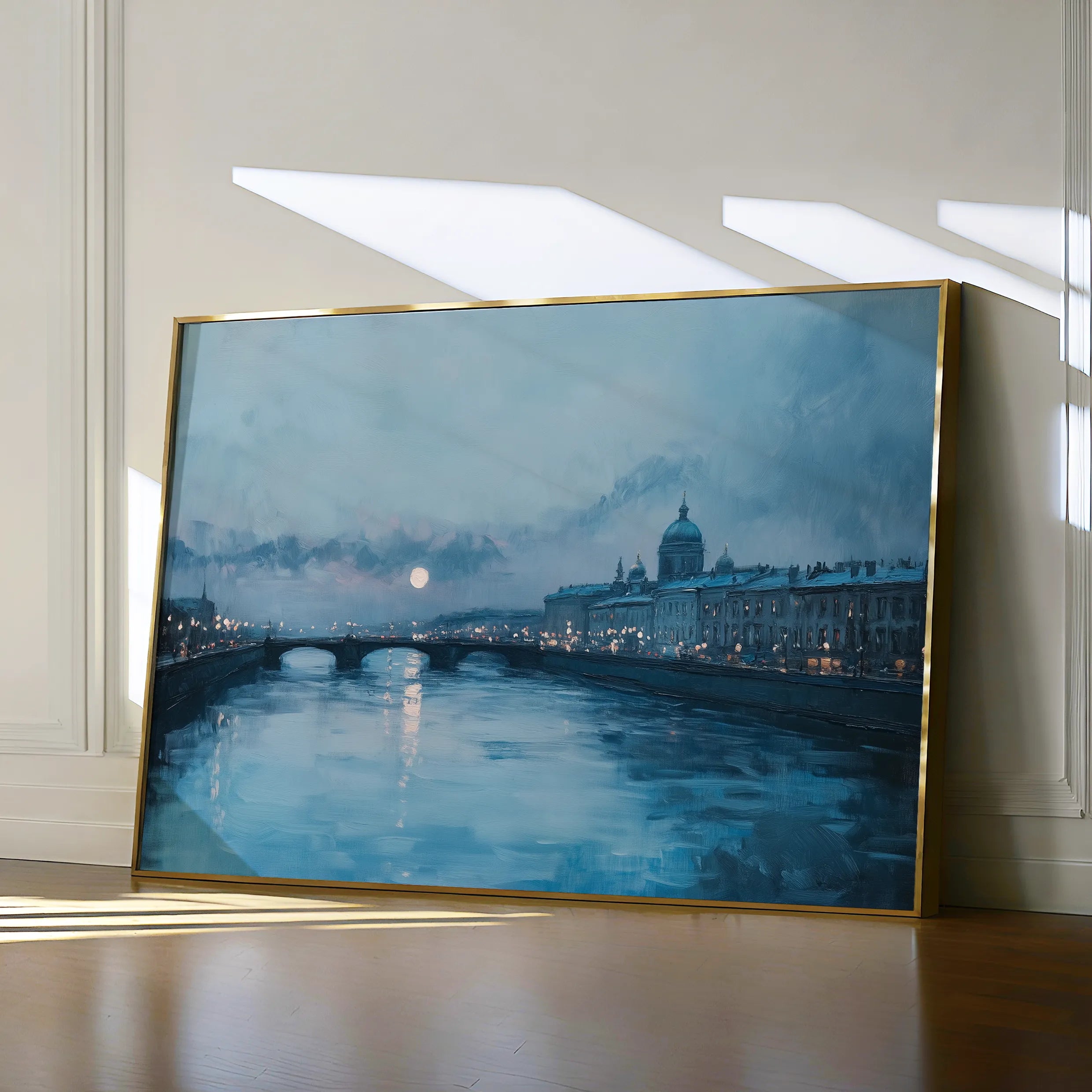 Landscape 210 Canvas Art 60 x 40 cm / Black