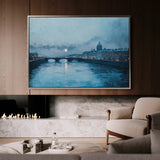 Landscape 210 Canvas Art 60 x 40 cm / Black