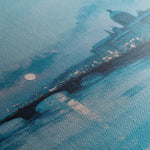 Landscape 210 Canvas Art 60 x 40 cm / Black