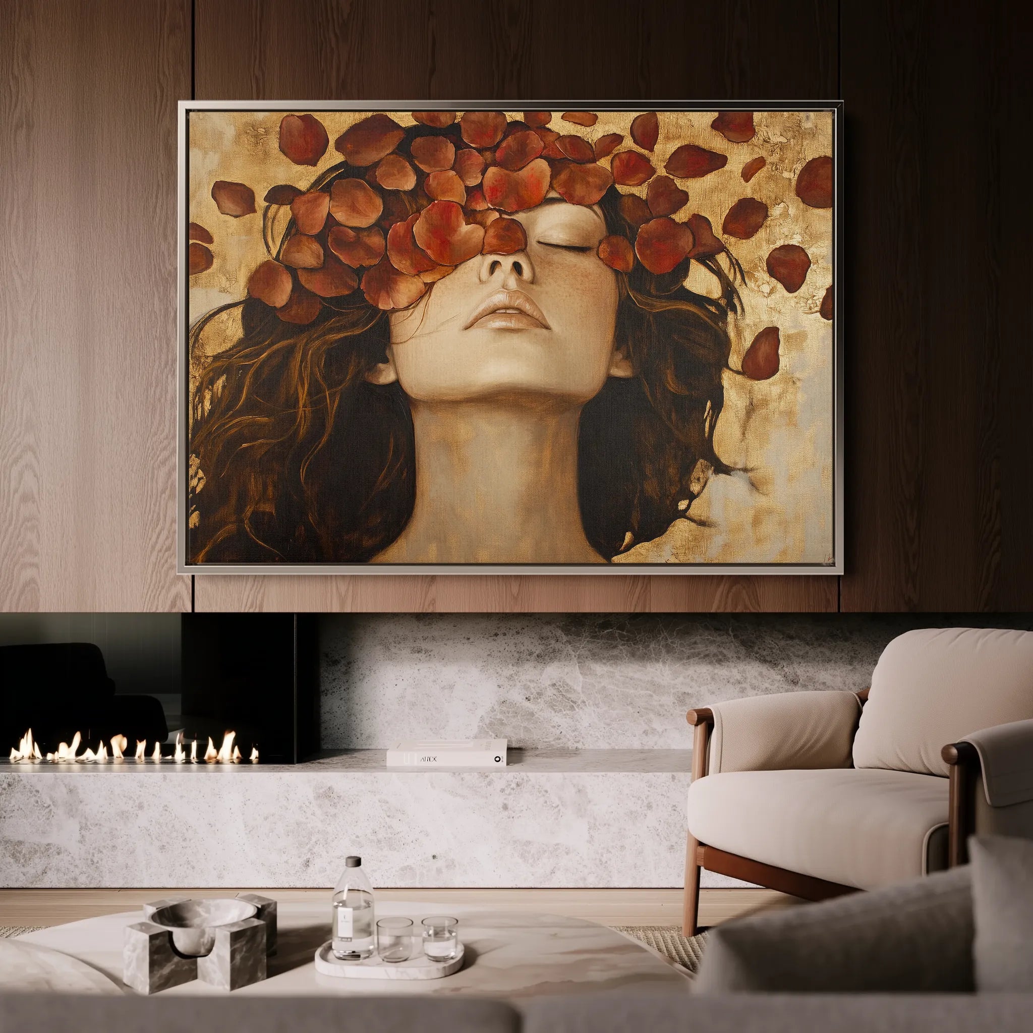 Portrait 210 Canvas Art 60 x 40 cm / Black