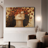 Portrait 210 Canvas Art 60 x 40 cm / Black