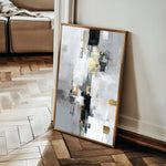 Abstract 2101 Canvas Art 60 x 40 cm / Black