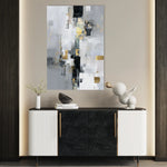 Abstract 2101 Canvas Art 60 x 40 cm / Black