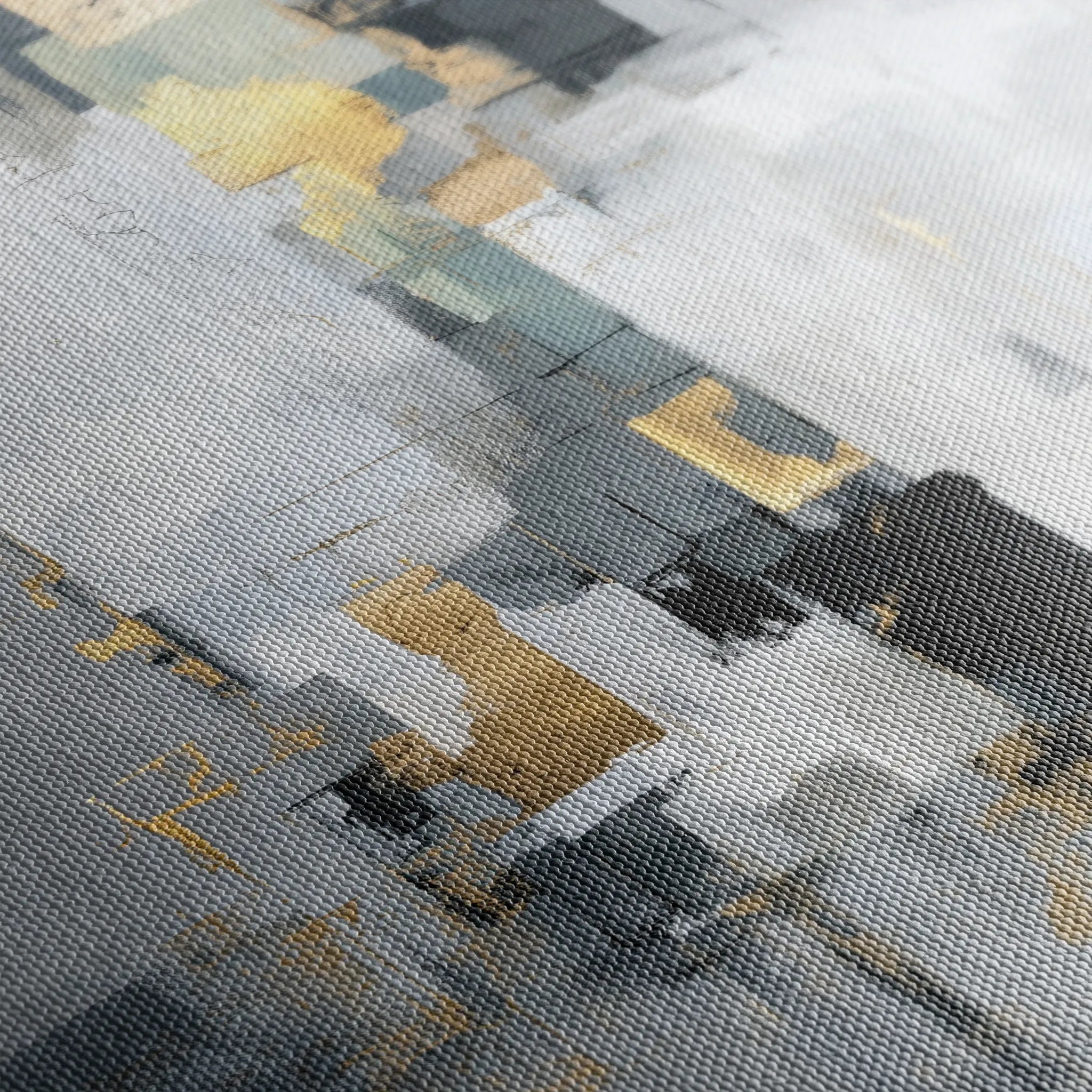 Abstract 2101 Canvas Art 60 x 40 cm / Black