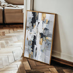 Abstract 2102 Canvas Art 60 x 40 cm / Black