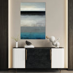 Abstract 2104 Canvas Art 60 x 40 cm / Black