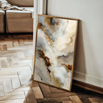 Abstract 2107 Canvas Art 60 x 40 cm / Black