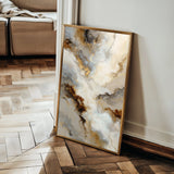 Abstract 2107 Canvas Art 60 x 40 cm / Black
