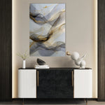 Abstract 2108 Canvas Art 60 x 40 cm / Black