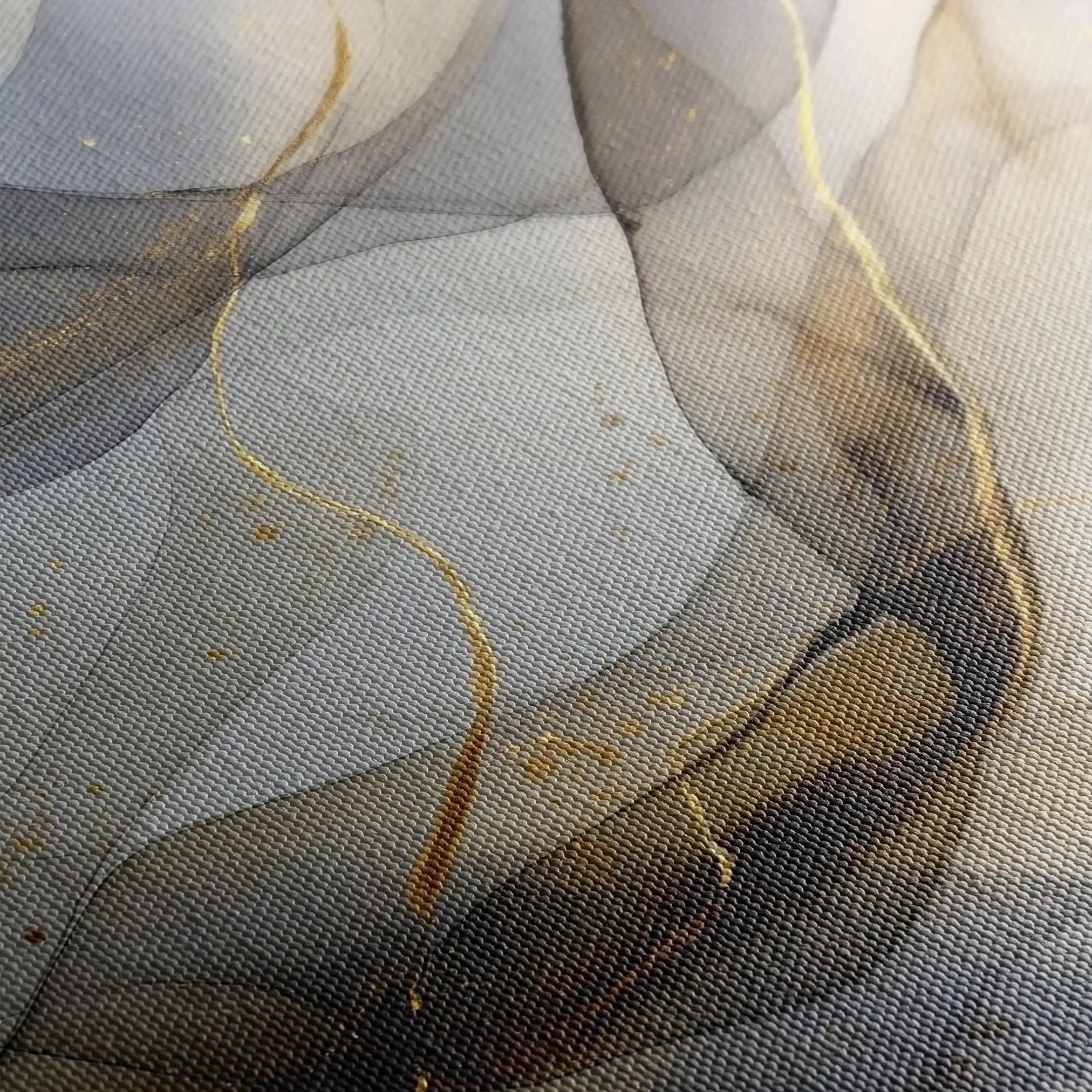 Abstract 2108 Canvas Art 60 x 40 cm / Black
