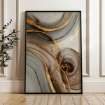 Abstract 2109 Canvas Art 60 x 40 cm / Black