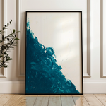 Abstract 211 Canvas Art 60 x 40 cm / Black