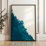 Abstract 211 Canvas Art 60 x 40 cm / Black