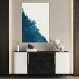 Abstract 211 Canvas Art 60 x 40 cm / Black