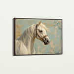 Horses 211 Canvas Art 60 x 40 cm / Black