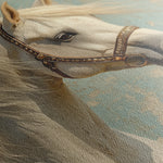 Horses 211 Canvas Art 60 x 40 cm / Black