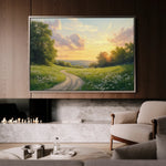 Landscape 211 Canvas Art 60 x 40 cm / Black