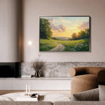 Landscape 211 Canvas Art 60 x 40 cm / Black