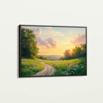 Landscape 211 Canvas Art 60 x 40 cm / Black