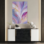 Abstract 2111 Canvas Art 60 x 40 cm / Black