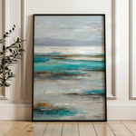 Abstract 2113 Canvas Art 60 x 40 cm / Black
