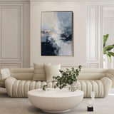 Abstract 2115 Canvas Art 60 x 40 cm / Black
