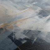 Abstract 2115 Canvas Art 60 x 40 cm / Black