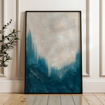 Abstract 212 Canvas Art 60 x 40 cm / Black