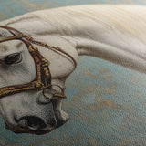 Horses 212 Canvas Art 60 x 40 cm / Black