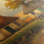 Landscape 212 Canvas Art 60 x 40 cm / Black
