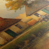 Landscape 212 Canvas Art 60 x 40 cm / Black
