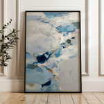 Abstract 2120 Canvas Art 60 x 40 cm / Black