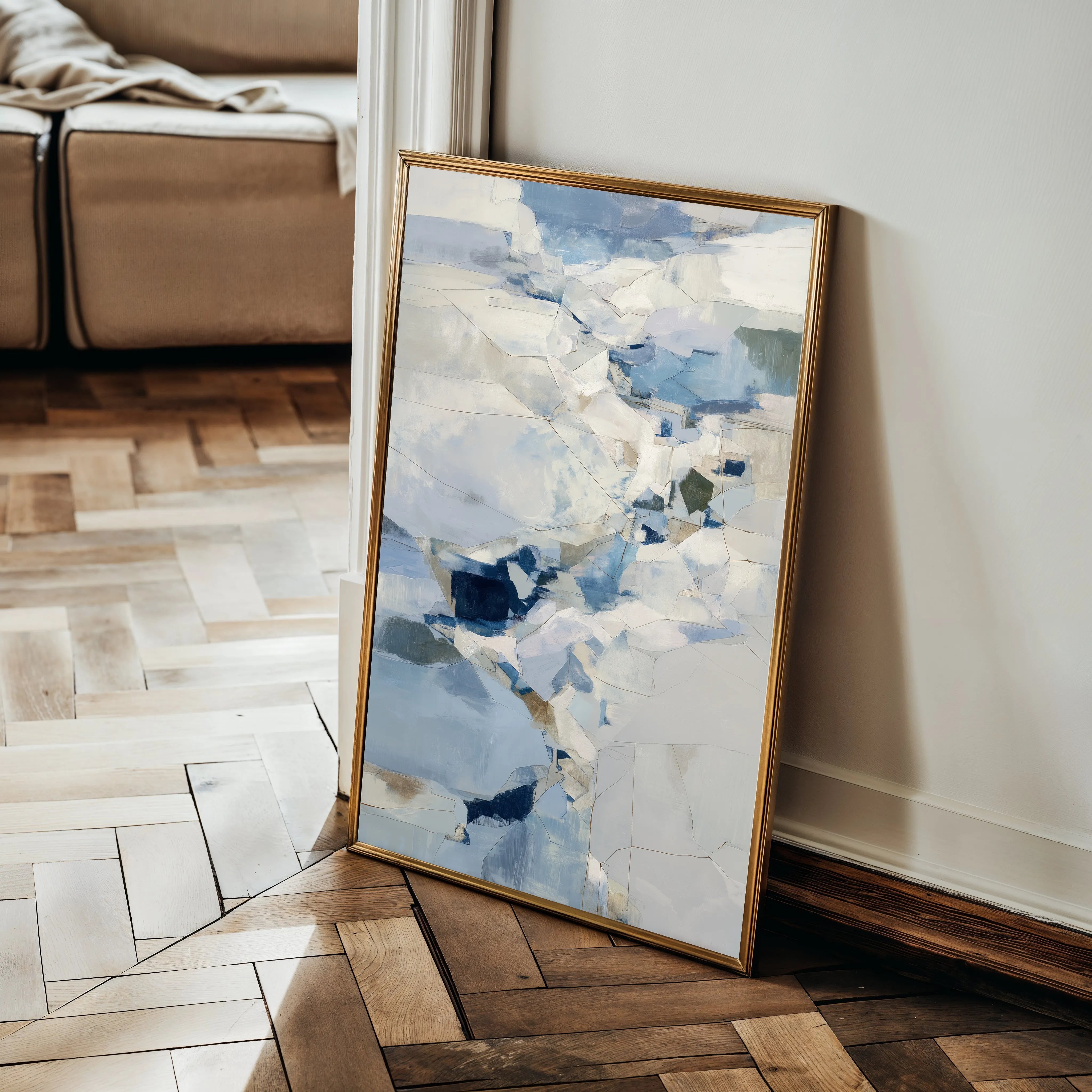 Abstract 2120 Canvas Art 60 x 40 cm / Black